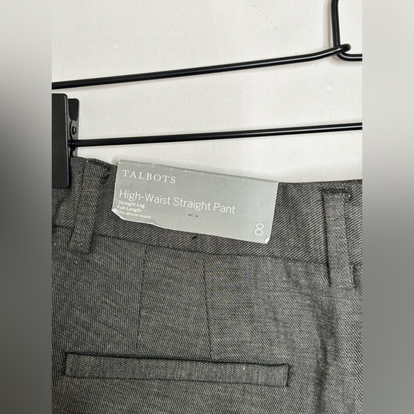Talbots HIGH-WAIST STRAIGHT-LEG PANT NWT women’s size 8 - Picture 5 of 8
